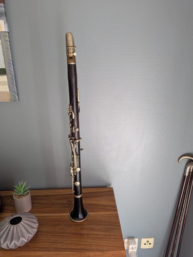 Clarinet antique wood - wood, ebony